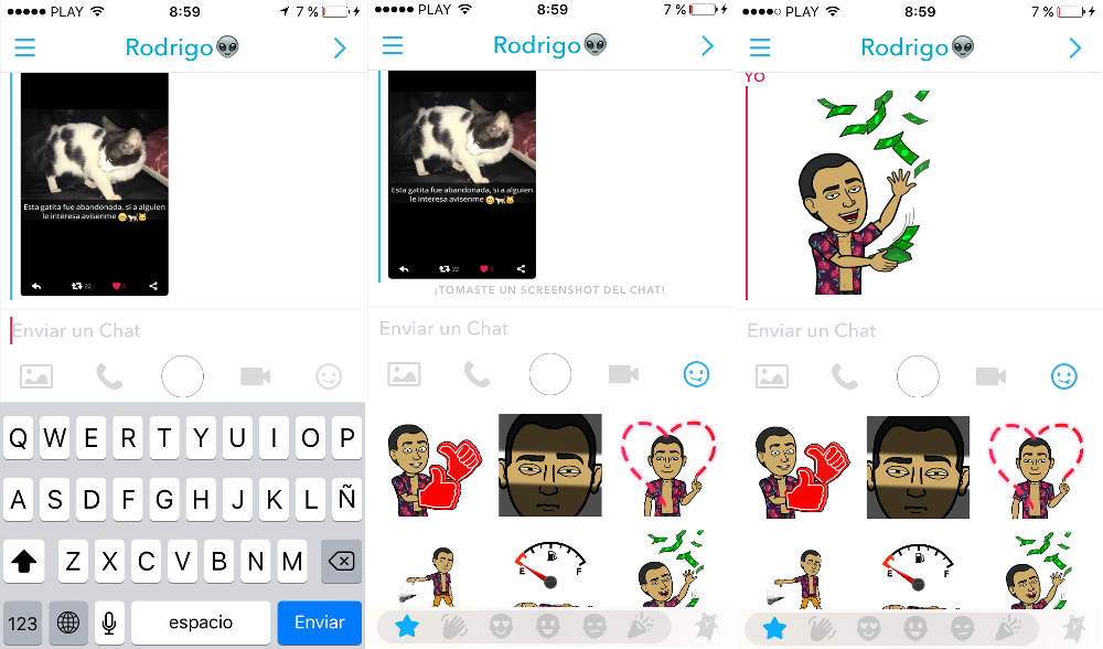 Como Crear Bitmoji Personalizados Para Snapchat Emoji Y Strikers 9040